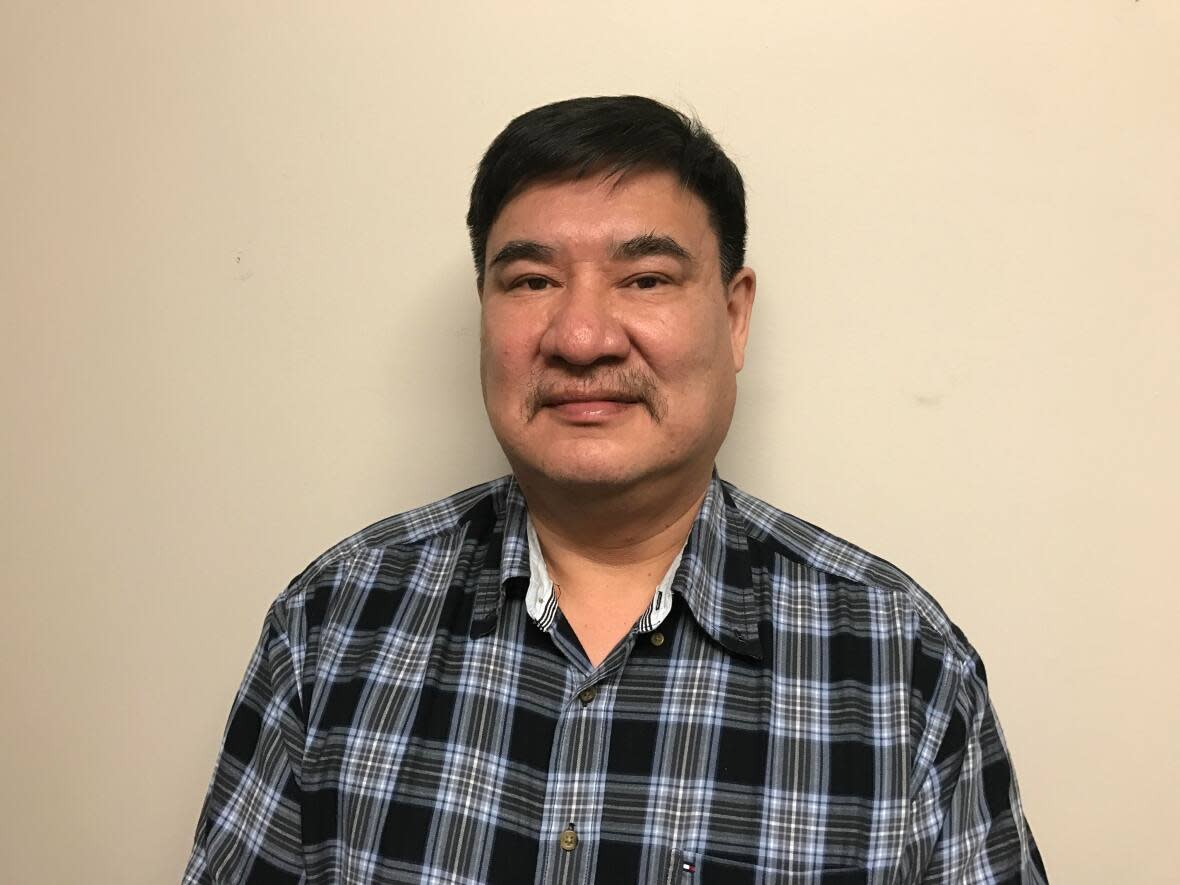 Łutsel K'e Dene First Nation Chief James Marlowe says he wants Environment Minister Shane Thompson to come to the community and apologize for last month's search of a culture camp at Timber Bay. (Hilary Bird/CBC - image credit)