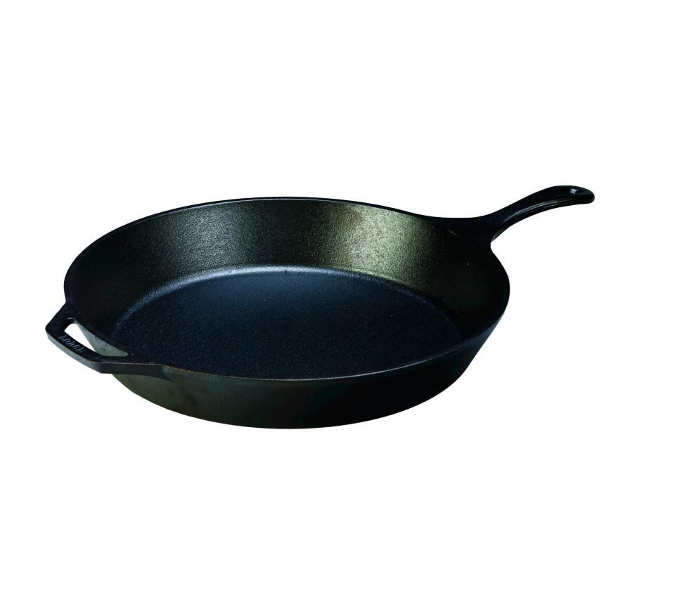 (Photo: <a href="https://www.target.com/p/lodge-cast-iron-15-inch-skillet/-/A-46964814" target="_blank">Target</a>)