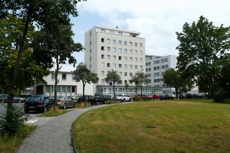 A HEAD QUARTER student hostel is pictured in Darmstadt, Germany, July 23, 2016. Picture taken July 23, 2016. REUTERS/Ralph Orlowski