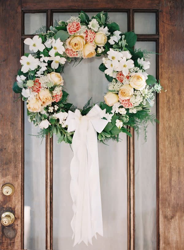 Rose and Ribbon Wreath