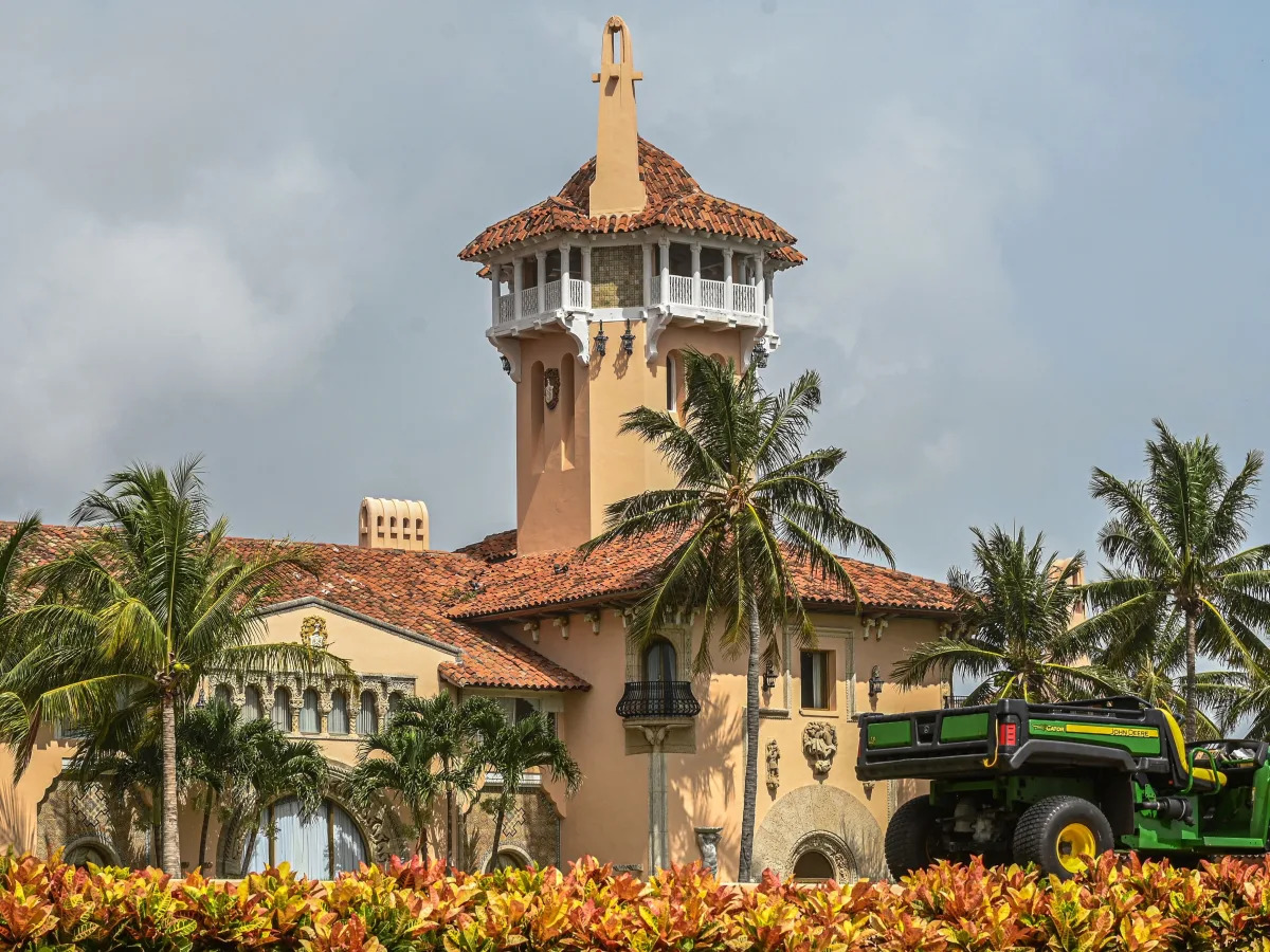 DOJ officials were alarmed by surveillance footage of the Mar-a-Lago room where ..