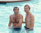 <p>The chest hair for which he's famous, alongside Jon Voigt, in 1972. </p>