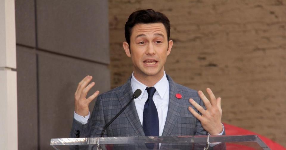 <p>Hollywood actor Joseph Gordon-Levitt talking at the Hollywood Walk of Fame Ceremony. (Photo courtesy of Shutterstock)</p>
