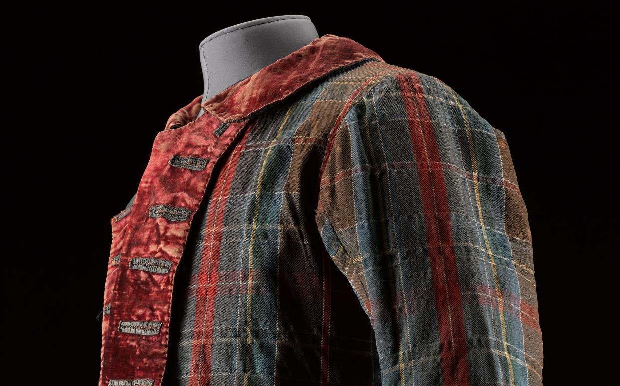 A tartan frock coat said to have belonged to Bonnie Prince Charles will be on display for the first time - National Museum of Scotland