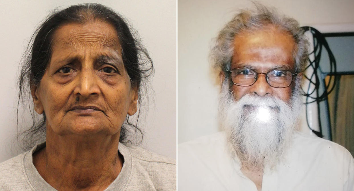 <em>Packiam Ramanathan killed disabled Kanagusabi Ranahtam as he lay in his bed (Pictures: PA)</em>