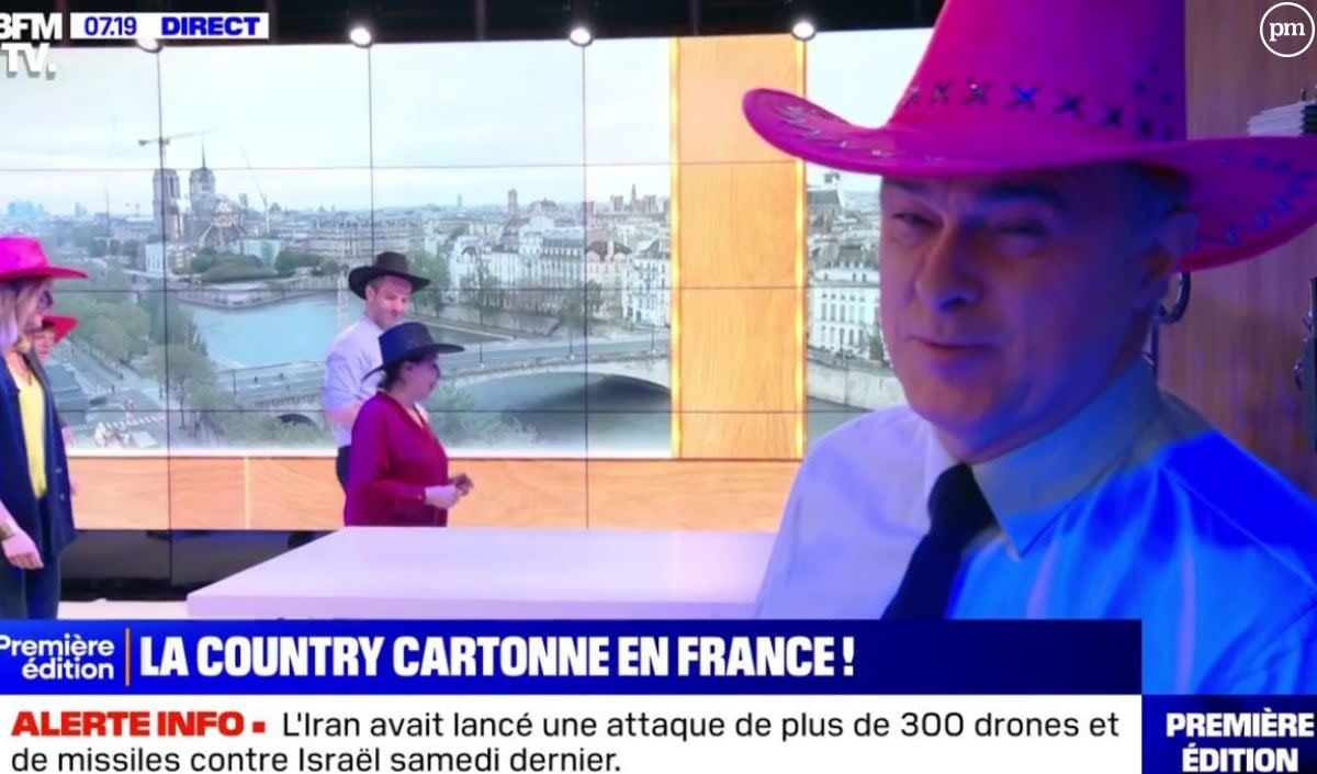 Cours de danse country sur le plateau de 