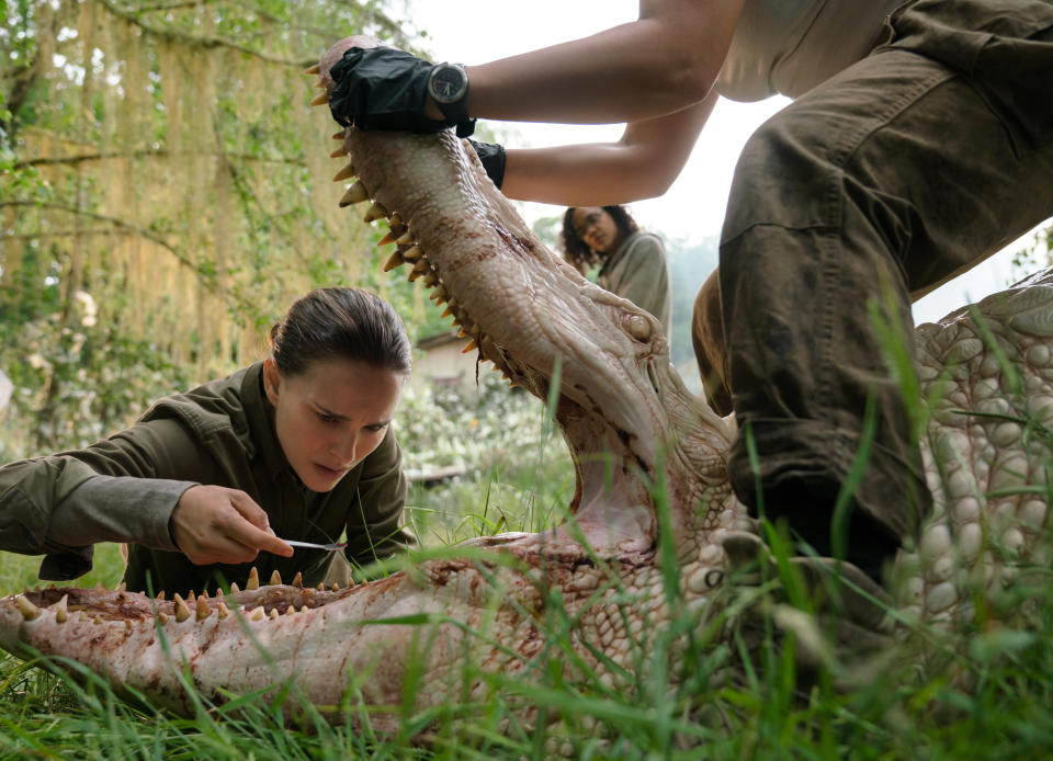 Paramount Pictures botched the release of "Annihilation,"&nbsp;worried the movie was too cerebral and angry that director Alex Garland wouldn't&nbsp;re-edit it based on studio executives' notes.&nbsp;As a result, a film that should have sailed to $100 million stalled at less than half that. But Garland, who made a name for himself with "Ex Machina" in 2015, knew what he was doing in adapting&nbsp;Jeff VanderMeer's trippy book about female scientists&nbsp;exploring the Shimmer, an enigmatic threshold where species meld, alien doppelg&auml;ngers appear and a Kubrickian phantasmagoria unfolds. Man up, Paramount.