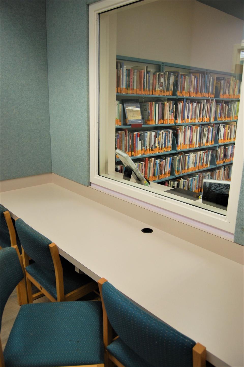 A pair of new, private study rooms have been constructed at the Bloomfield Public Library that can be reserved for tutoring sessions.