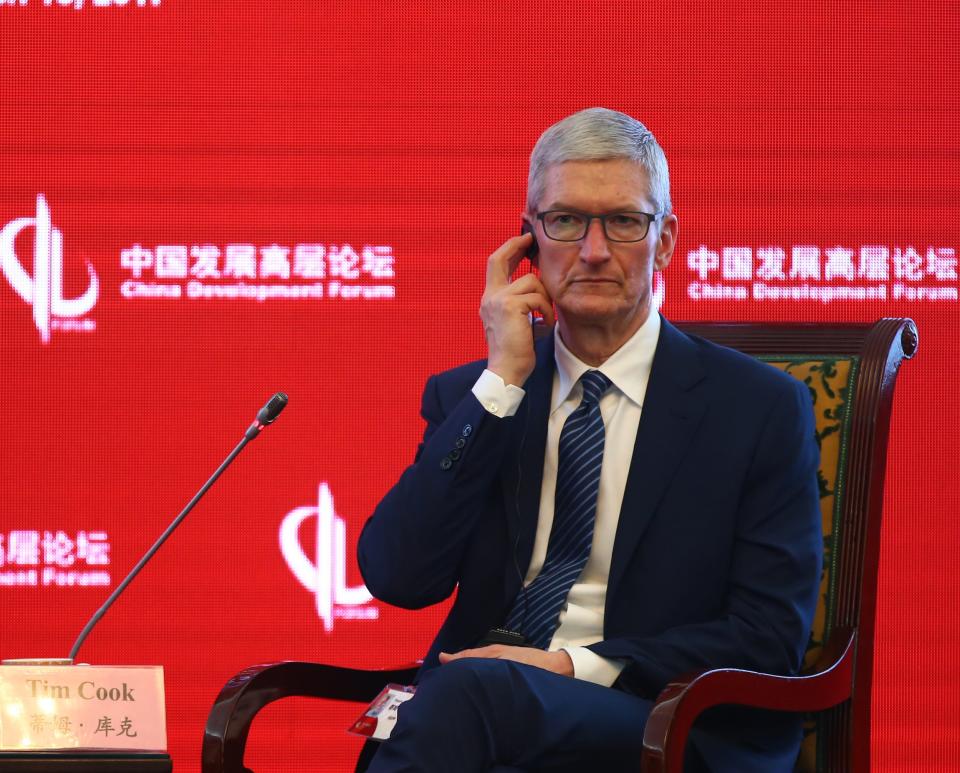 Tim Cook in China. - Copyright: Visual China Group via Getty Images