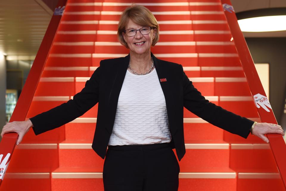 A photo of Coca-Cola Amatil's female group managing director Alison Watkins.