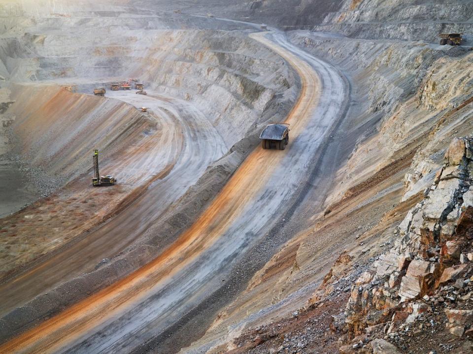 "Surface Mining, Newmont Mining Corporation, Carlin, Nevada, 2012" by Lucas Foglia