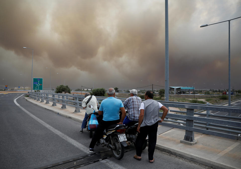 Greece wildfires