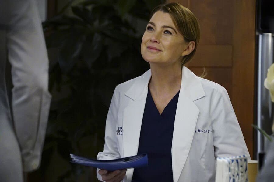 Ellen Pompeo as Meredith Grey in "Grey's Anatomy" 