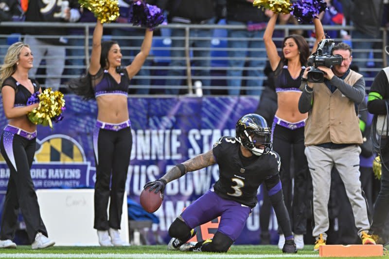 Baltimore Ravens wide receiver Odell Beckham Jr. scored three touchdowns last season. File Photo by David Tulis/UPI
