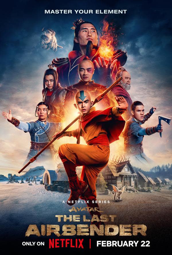 Póster de Avatar: The Last Airbender (Imagen: Netflix)