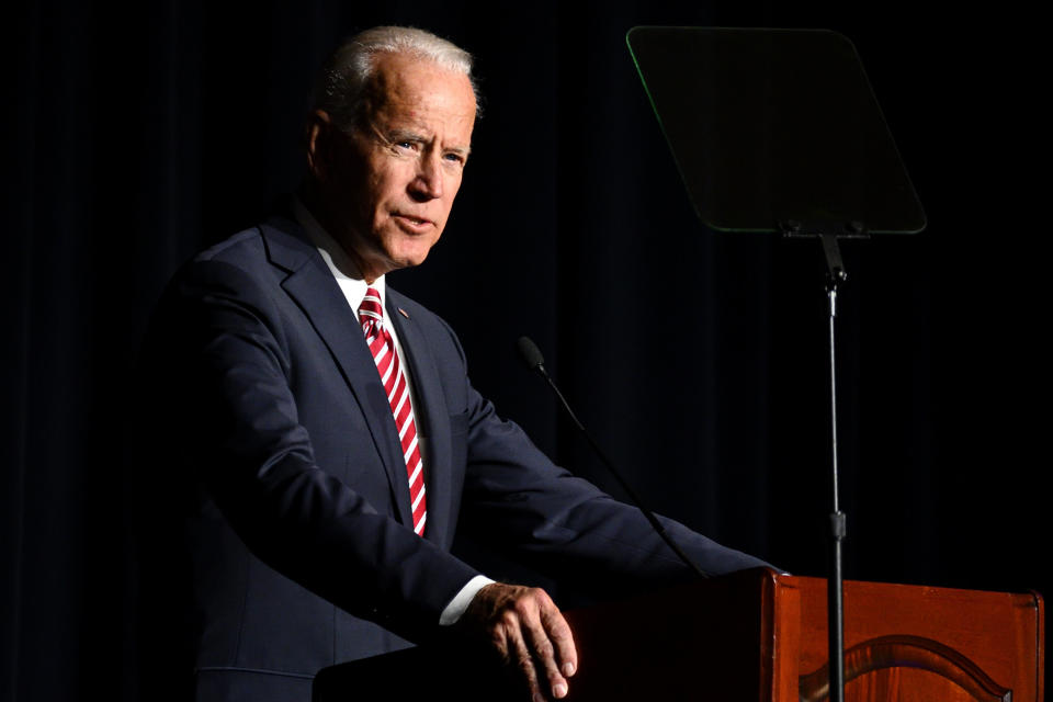 Biden's campaign said the candidate would not take money from registered lobbyists of corporate PACs. But a fundraising event Thursday has drawn scrutiny. (Photo: NurPhoto via Getty Images)