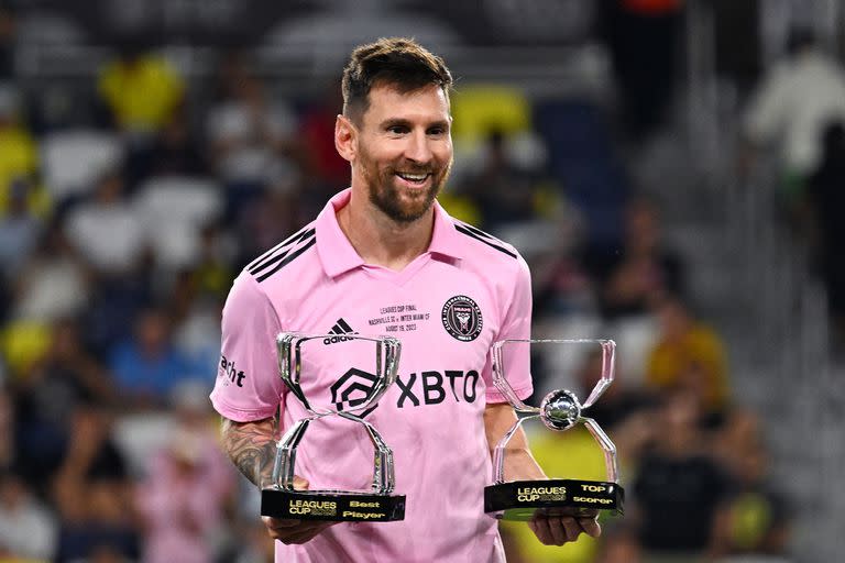 Mejor Jugador y Goleador de la Leagues Cup: los premios sobran en la vitrina de Lionel Messi