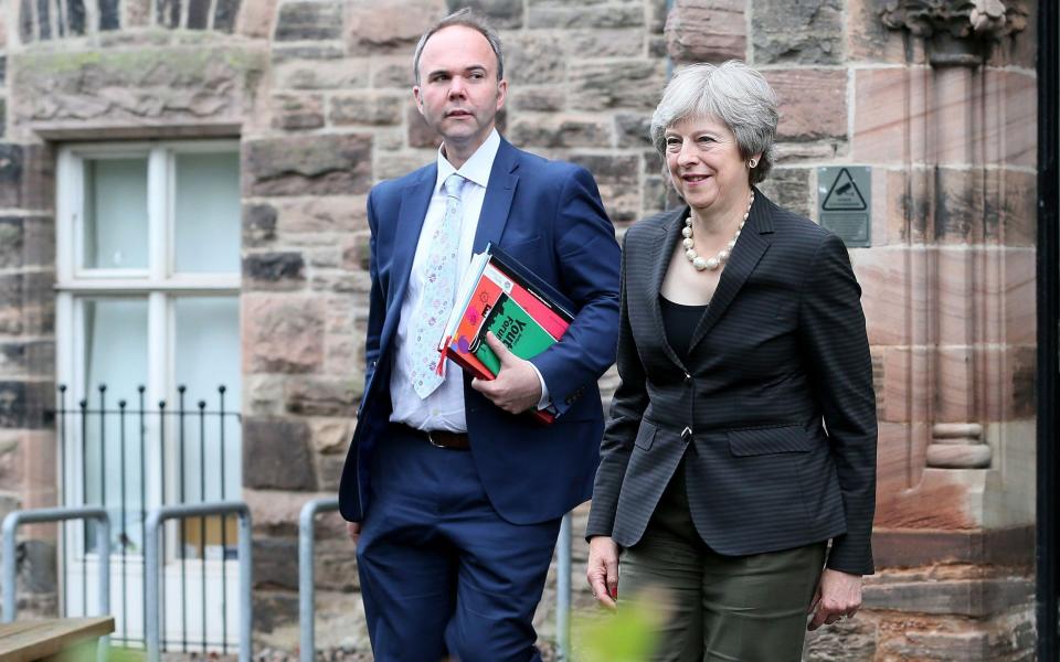 Gavin Barwell was Theresa May's No 10 chief of staff when she was PM  - Paul Faith/AFP