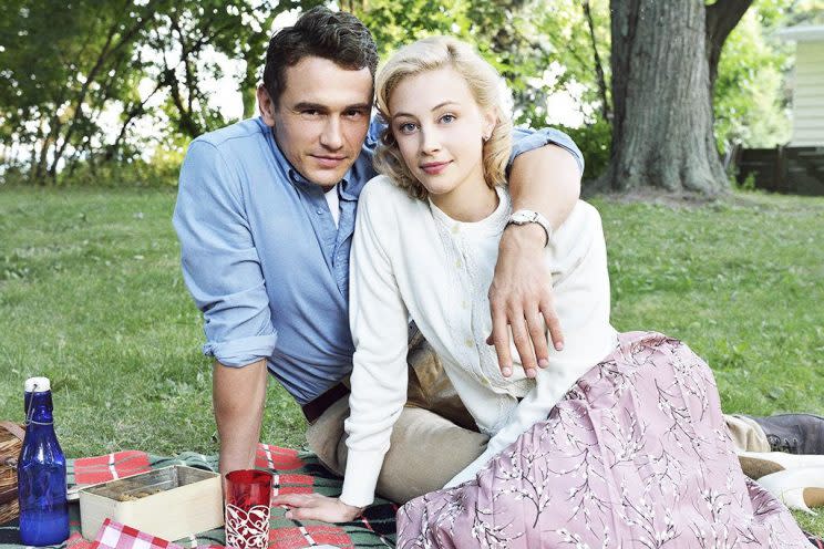 James Franco, Sarah Gadon (Credit: Ben Mark Holzberg/Hulu)