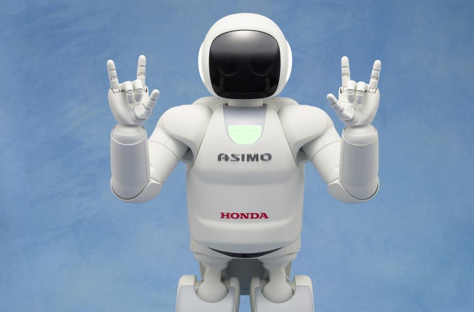 We've been enjoying Honda's Asimo (Advanced Step in Innovative Mobility) robot