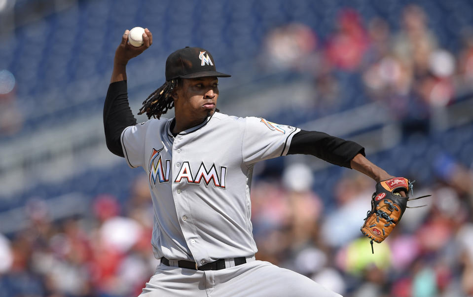 Jose Ureña will not face the Braves until at least April 2019. (AP Photos)