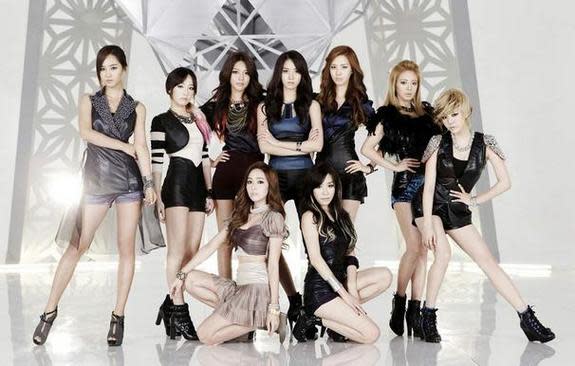 Made in South Korea, popular in North Korea. The K-Pop group Girls Generation (SNSD).