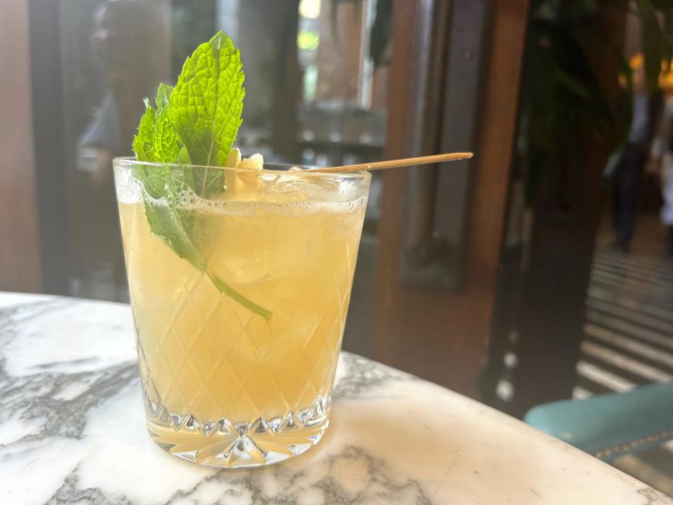 Cecconi's Peach Smash cocktail