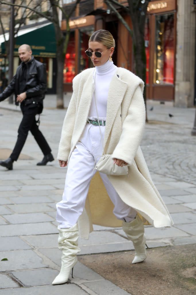 37) Hailey Bieber in Paris for Fashion Week