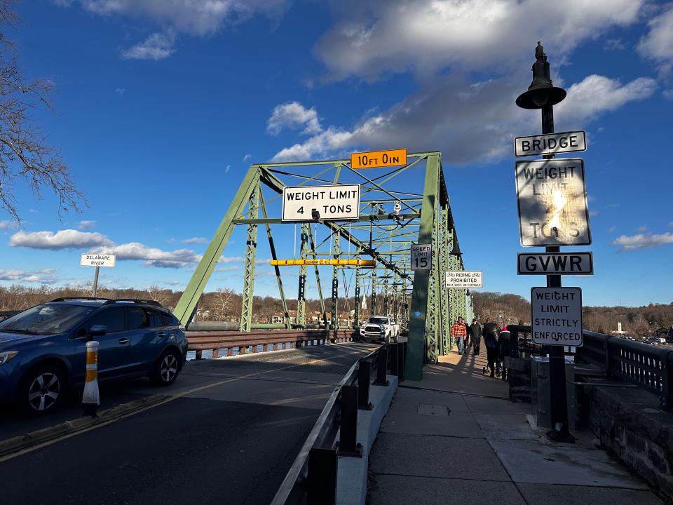 The New Hope-Lambertville Bridge will be under construction for about 10 months, starting in January. Traffic will be maintained coming into Pennsylvania, but closed from New Hope to Lambertville.