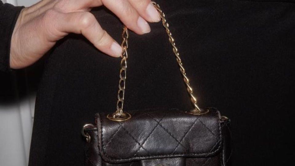 Mollie donned a vintage Chanel bag for the occasion