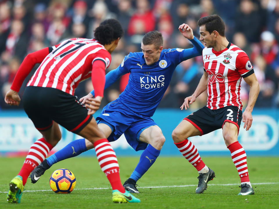 Southampton won 3-0 in their last encounter with Leicester: Getty