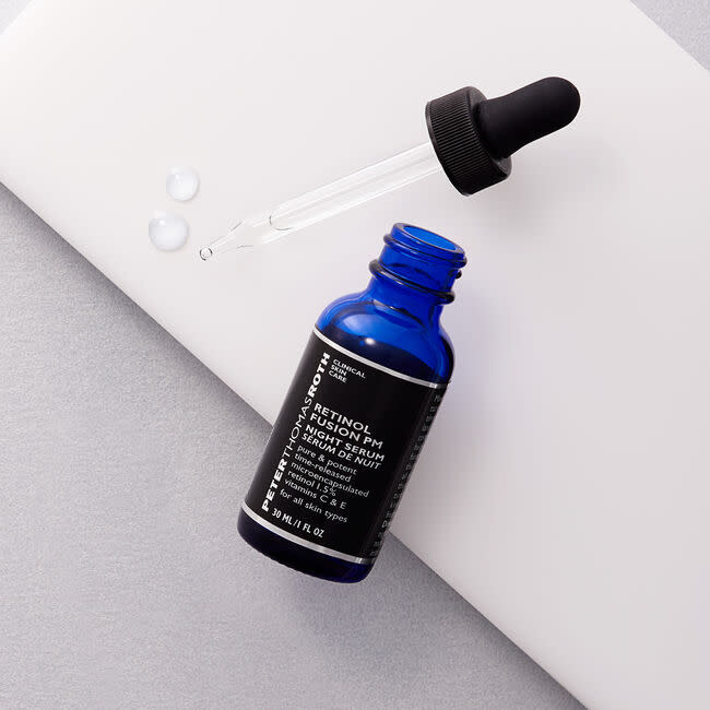 Retinol Fusion PM Night Serum. Image via Peter Thomas Roth.