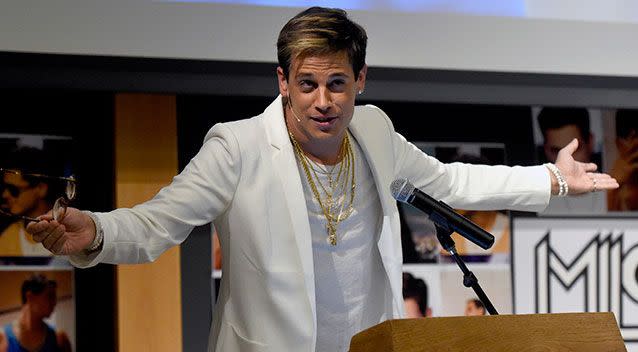 Milo Yiannopolous speaks at University of Colorado in Boulder. Source: AAP