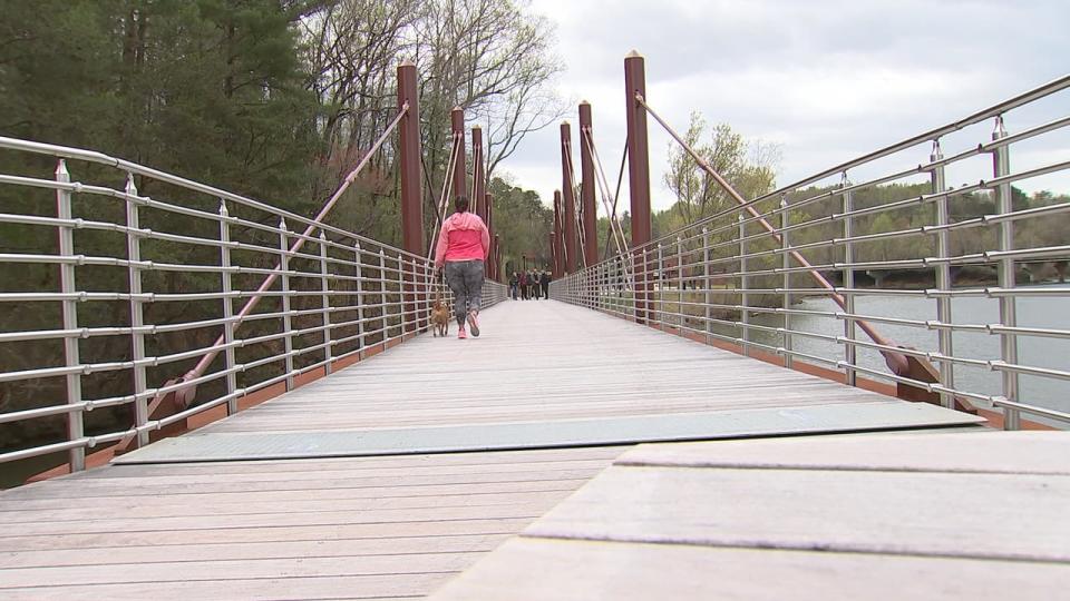 A new Riverwalk opened in Hickory on Thursday. It’s in northwest Hickory near Highway 321. The Riverwalk is part of a $40 million bond referendum to spur economic growth and attract visitors.