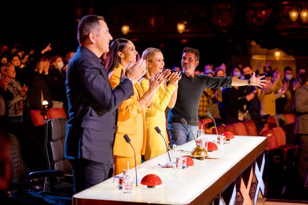 The BGT judges (L-R) David Walliams, Alesha Dixon, Amanda Holden and Simon Cowell (Photo: ThamesThames/Syco/Shutterstock)