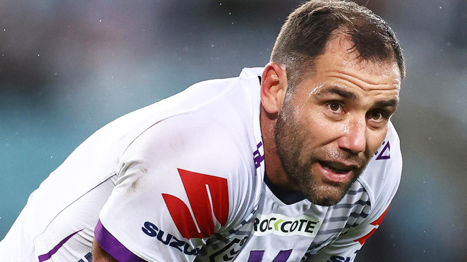 Cameron Smith is pictured during the 2020 NRL grand final.