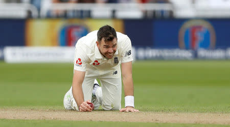 Cricket - England vs South Africa - Second Test - Nottingham, Britain - July 15, 2017 South Africa's James Anderson in action Action Images via Reuters/Carl Recine