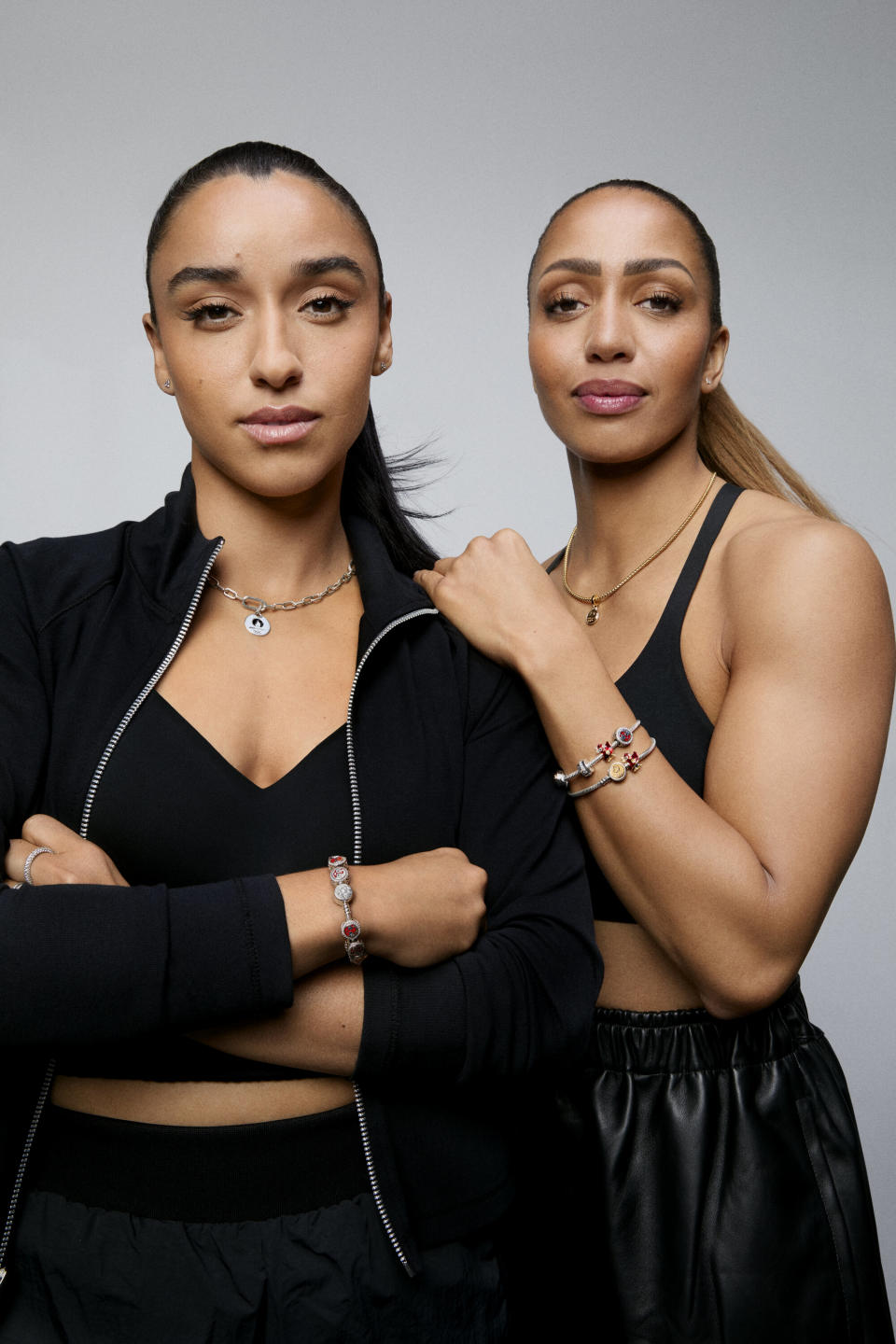 Pandora Olympic jewelry Estelle Mossely and Sakina Karchaoui