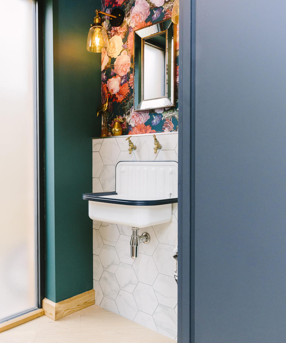 Express your cloakroom&apos;s personality with an eclectic pattern