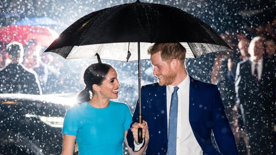 Prince Harry, Duke of Sussex and Meghan, Duchess of Sussex attend The Endeavour Fund Awards at Mansion House on March 05, 2020 in London, England.