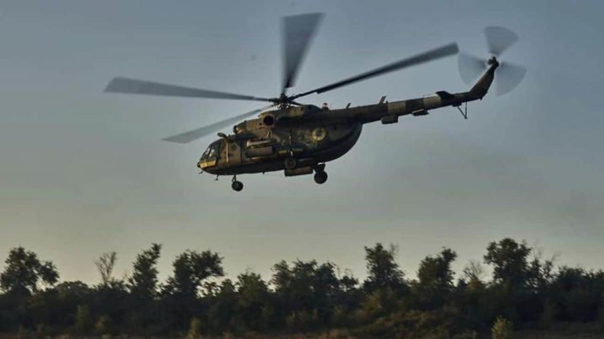 A Ukrainian helicopter. Photo: Ukraine's General Staff