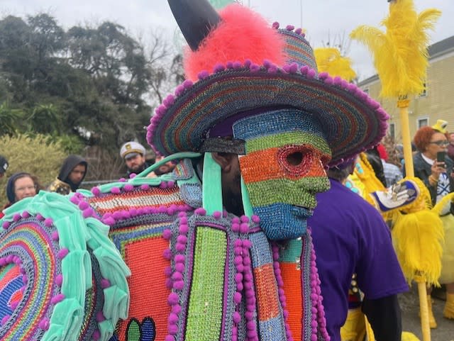 The 9th Ward Black Hatchet Tribe on Tuesday, Feb. 13, 2024. (WGNO/LBJ)