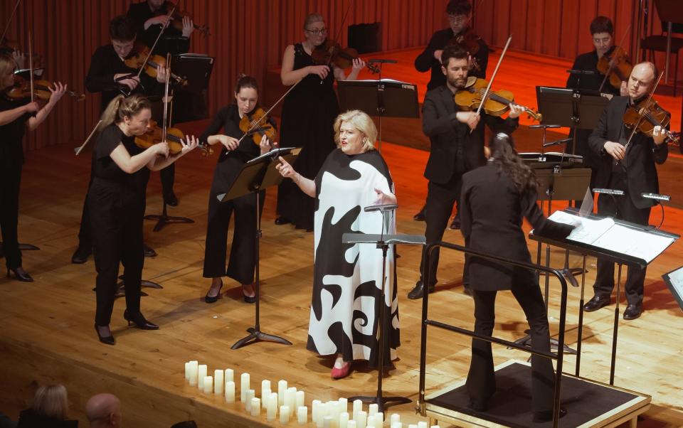 Karen Cargill performing at The Stoller Hall with the Manchester Camerata
