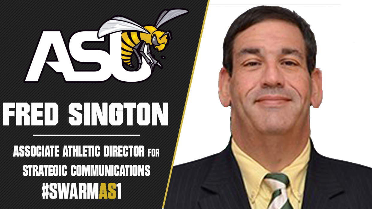 Alabama State Associate Athletic Director for Strategic Communications Fred Sington