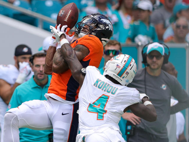 Dolphins put up 70 points, embarrass winless Broncos: What went wrong for  Denver? - The Athletic