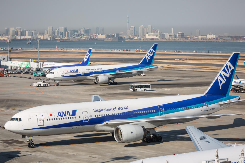 Platz 5: ANA All Nippon Airways wird ebenfalls gerne gebucht, sogar deutlich mehr als im Vorjahr. Da lag die Fluggesellschaft noch auf dem siebten Platz.