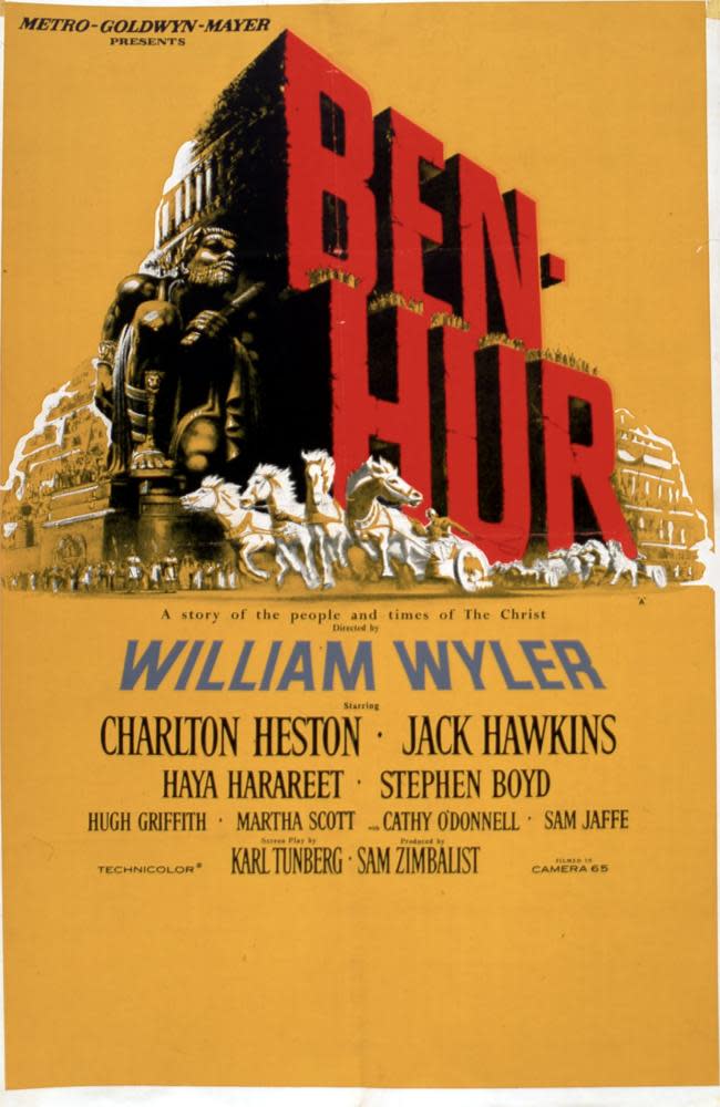 Poster for the film BEN HUR