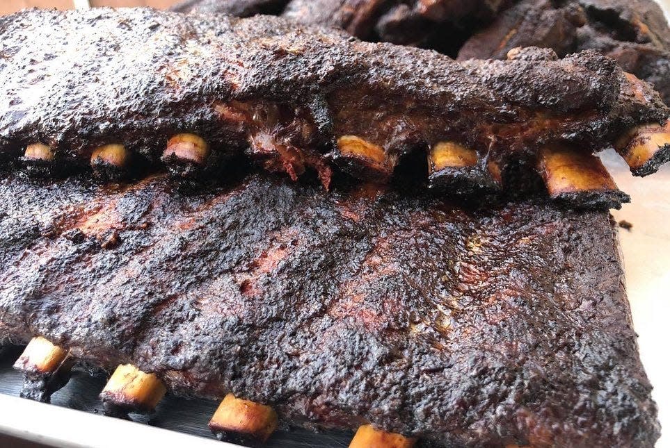Smoked ribs are on the menu at The Prized Pig in Mishawaka.
