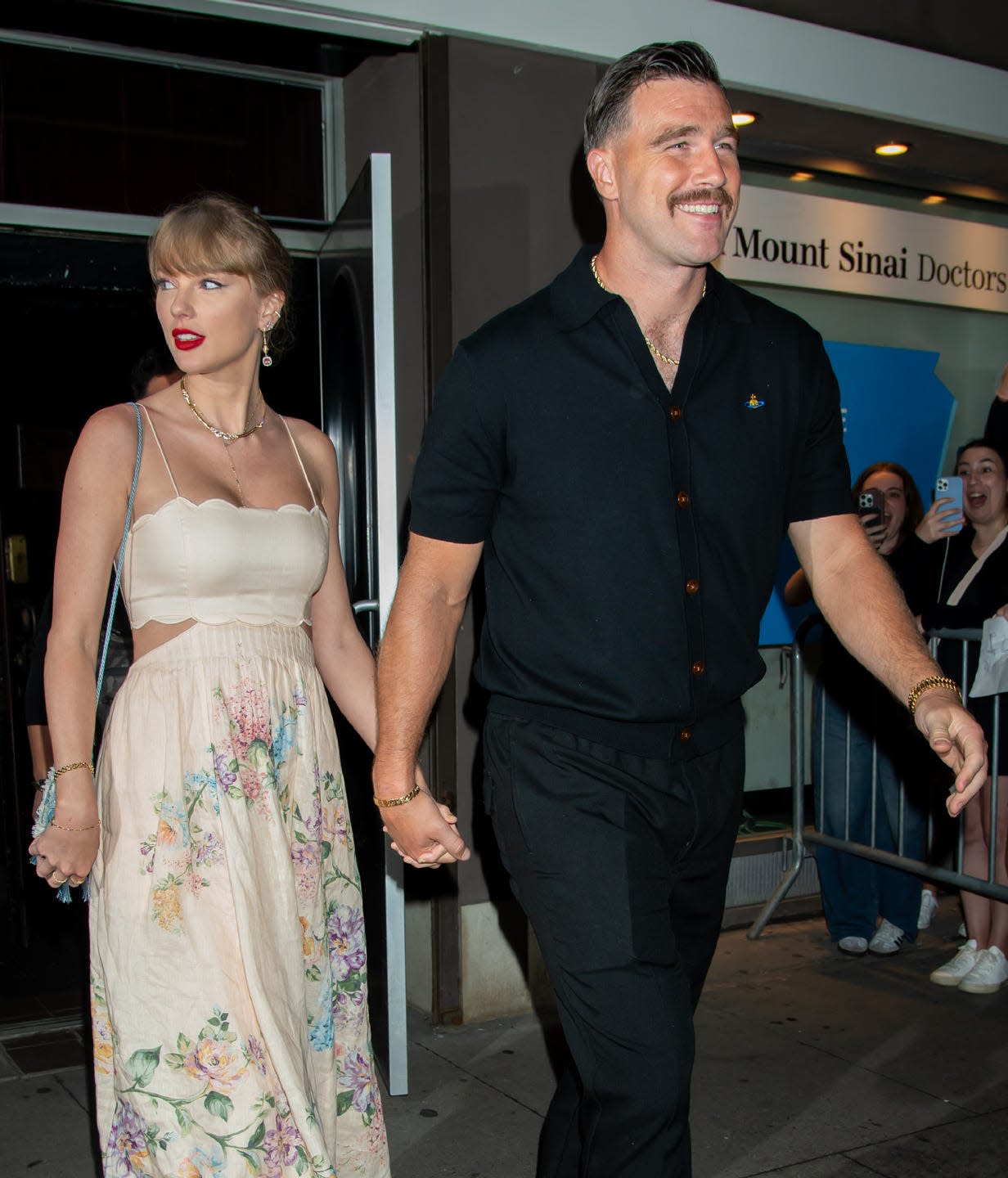 taylor swift and travis kelce in new york on september 7, 2024