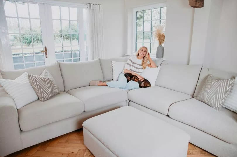 Stacey has confirmed her first-ever sofa range -Credit:SCS HANDOUT